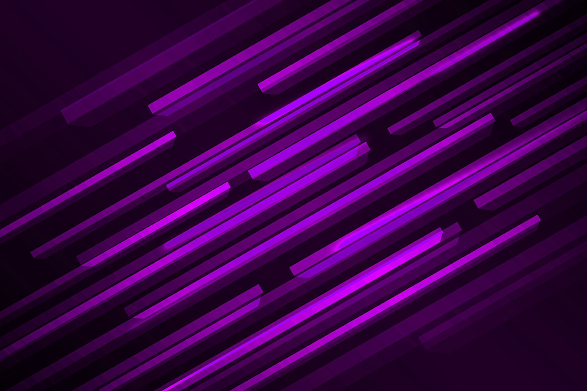 Purple Abstract Cube 3D background